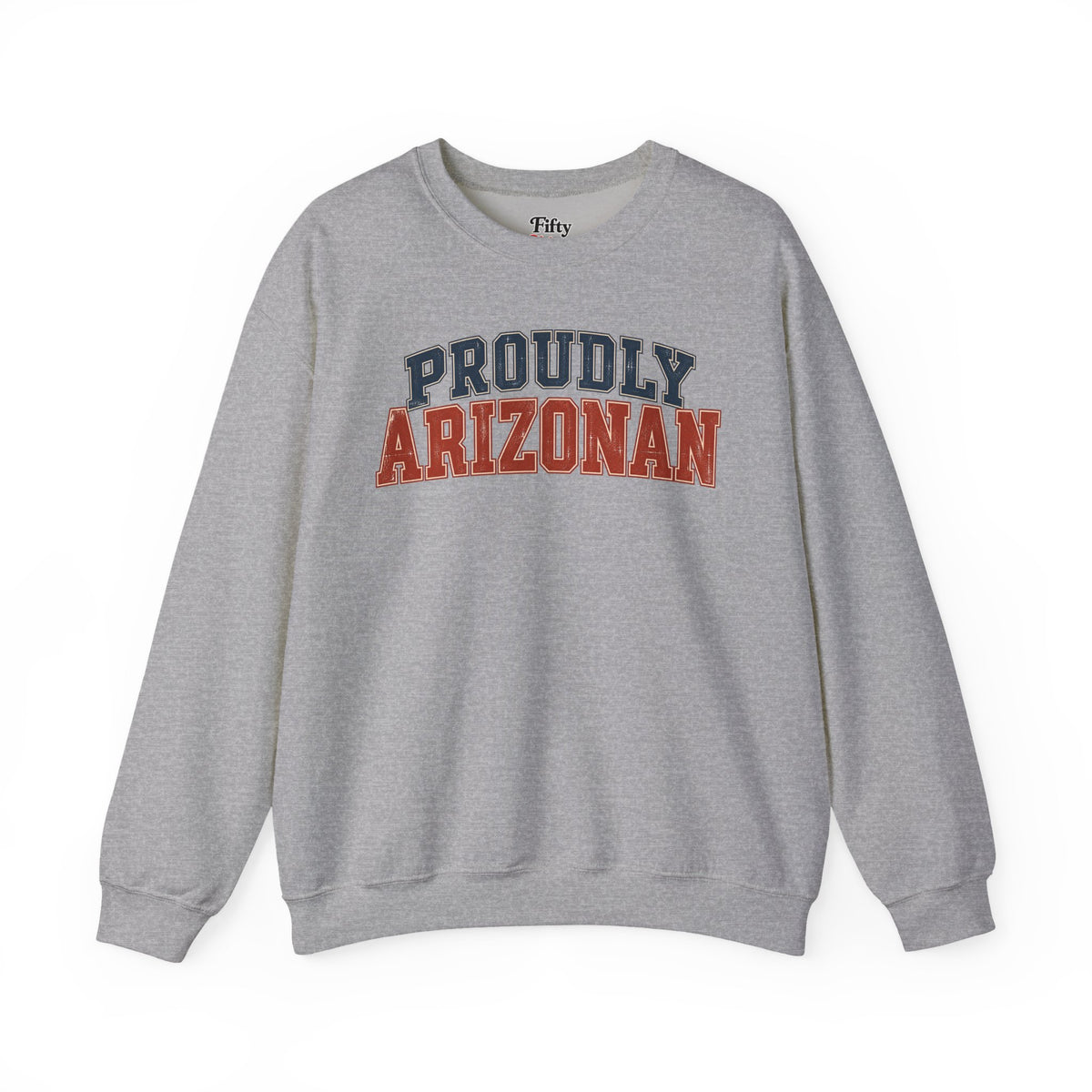 Proudly Arizonan Arizona Unisex Crewneck Sweatshirt State Name Graphic