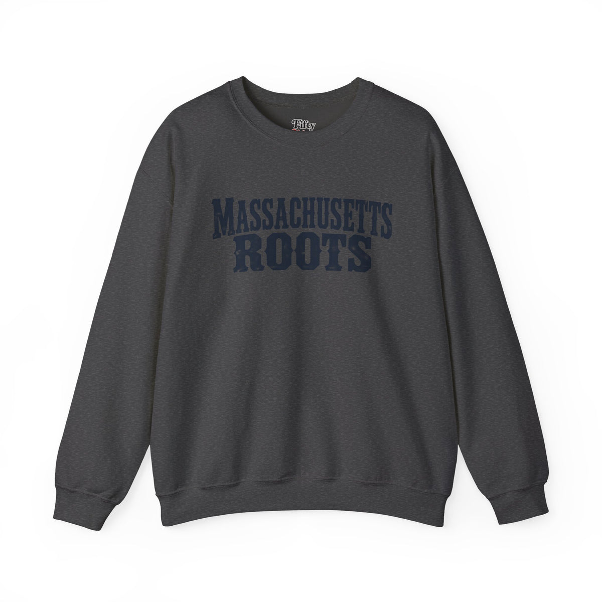 Massachusetts Roots Unisex Crewneck Sweatshirt State Name Graphic