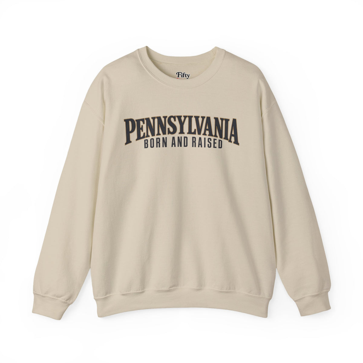 Pennsylvania Born and Raised Premium Heritage Unisex Sweatshirt Graphic