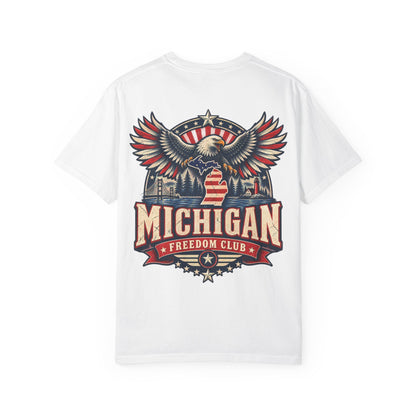 Michigan Freedom Club Unisex Comfort Color 1717 Streetwear Graphic Tee