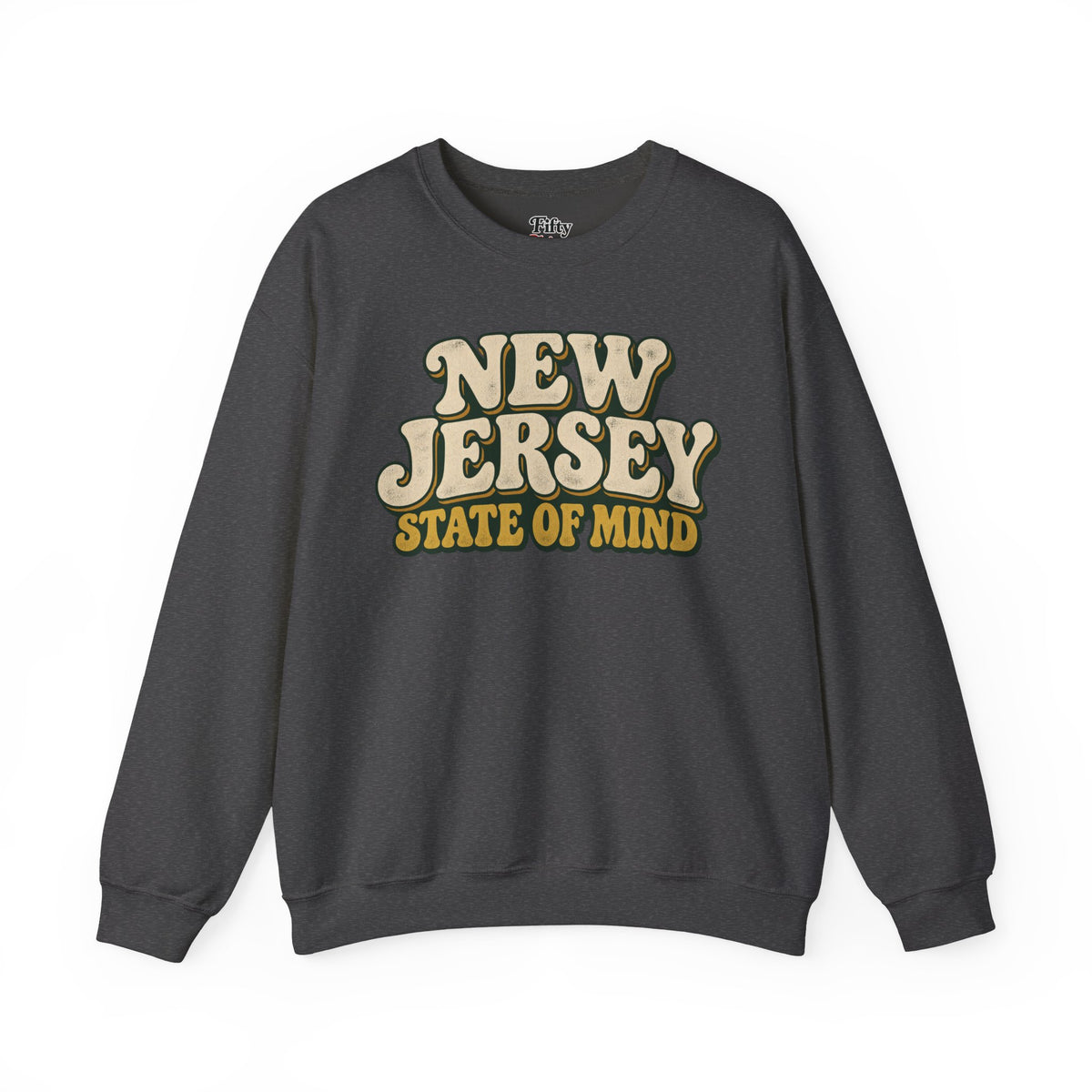 New Jersey State of Mind Unisex Crewneck Sweatshirt State Name Graphic