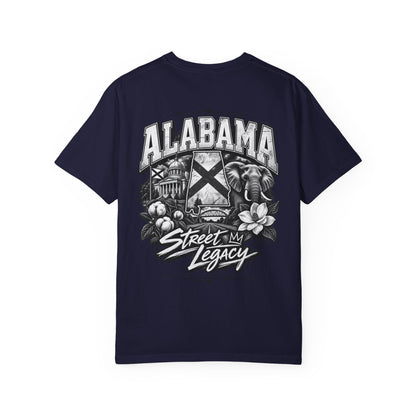 Alabama Street Legacy Unisex Comfort Color 1717 Streetwear Graphic Tee
