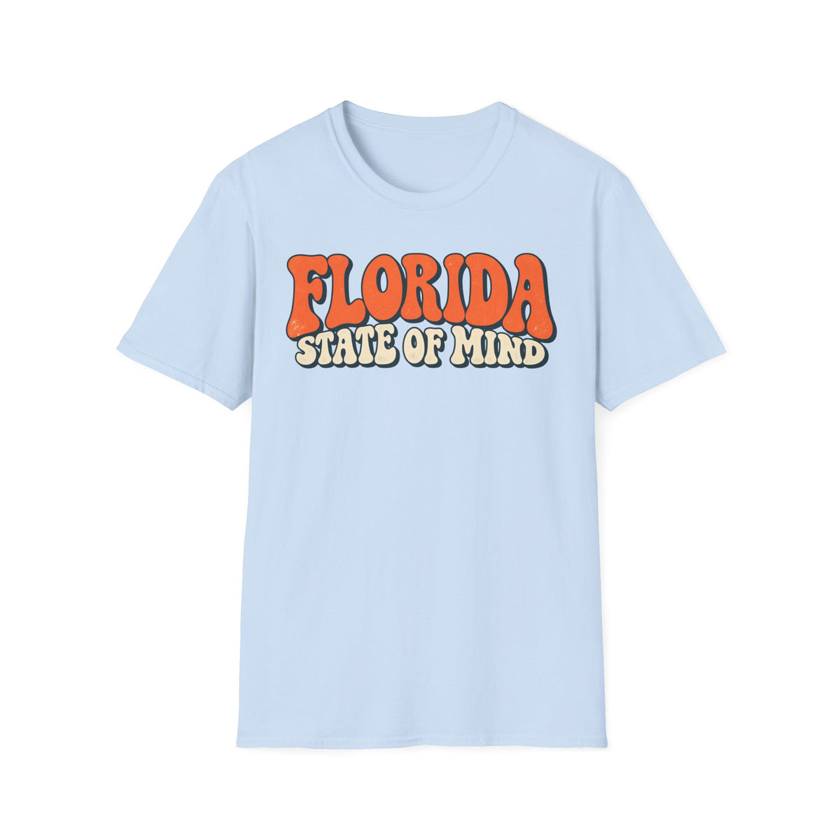 Florida State of Mind Unisex Softstyle T Shirt State Name Graphic Tee