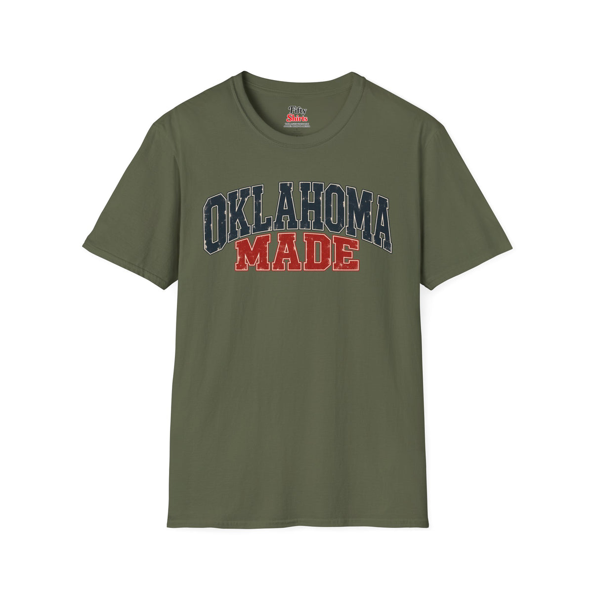 Oklahoma Made Unisex Softstyle T Shirt State Name Graphic Tee
