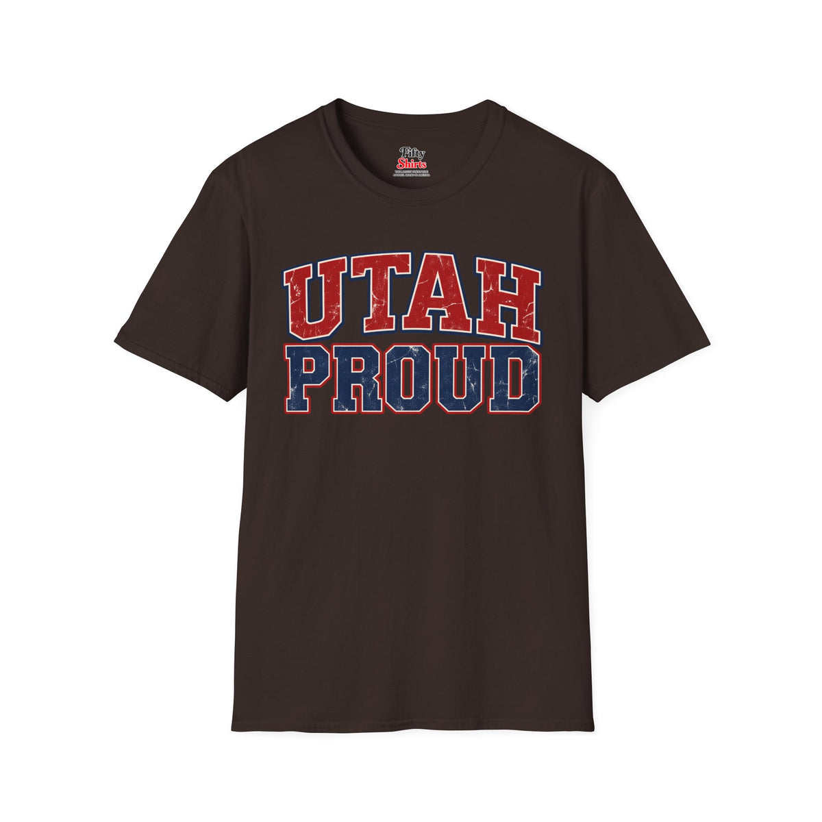 Utah Proud Unisex Softstyle T Shirt State Name Graphic Tee