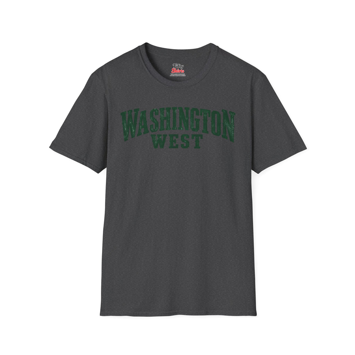 Washington West Unisex Softstyle T Shirt State Name Graphic Tee