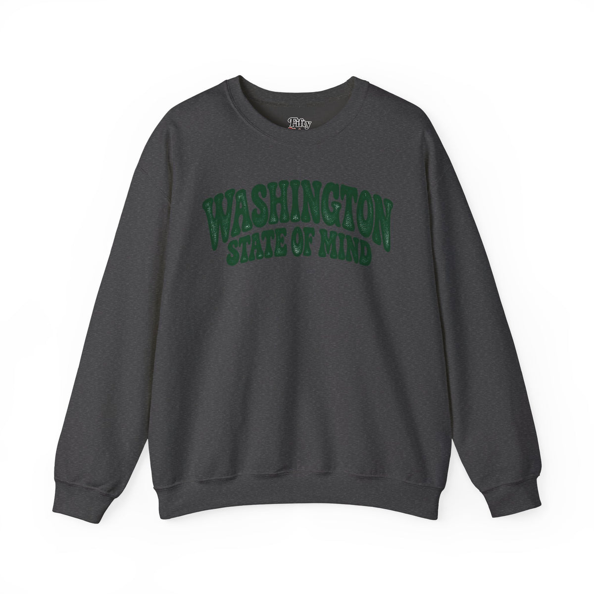 Washington State of Mind Unisex Crewneck Sweatshirt State Name Graphic