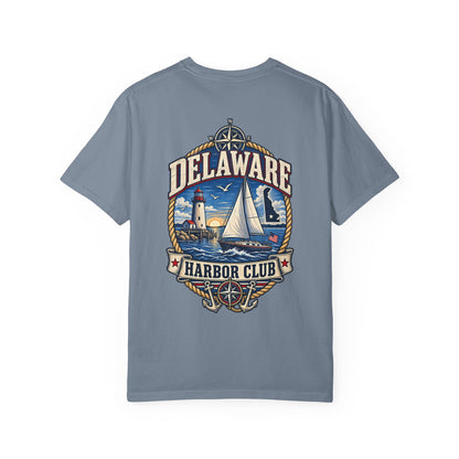 Delaware Harbor Club  Unisex Comfort Color 1717 Streetwear Graphic Tee