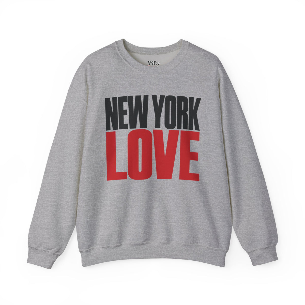 New York Love Unisex Crewneck Sweatshirt State Name Graphic