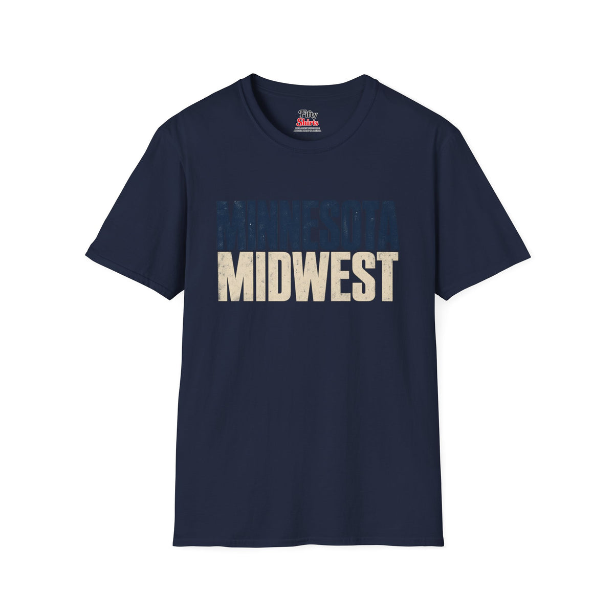 Minnesota Midwest Unisex Softstyle T Shirt State Name Graphic Tee