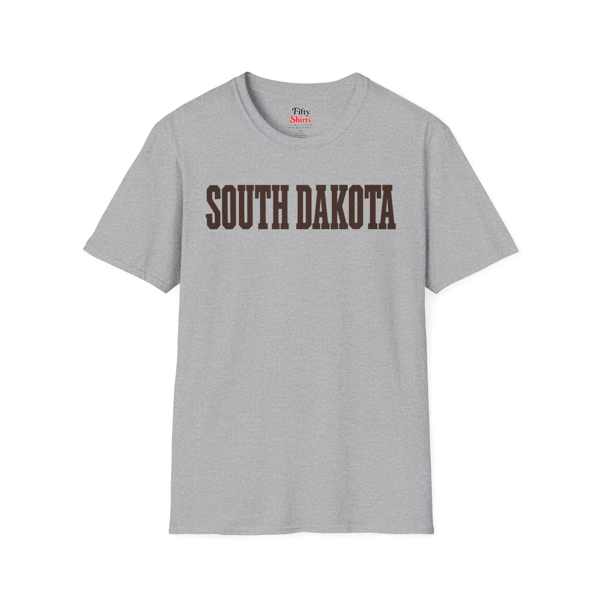 South Dakota Unisex Softstyle T Shirt State Name Graphic Tee