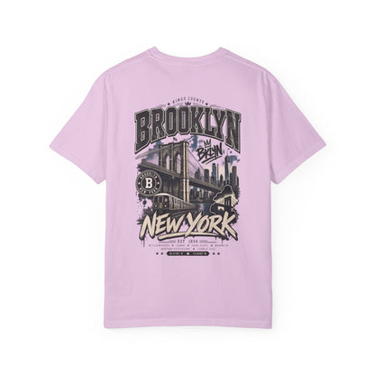 Brooklyn New York Unisex Comfort Color 1717 Streetwear Graphic Tee