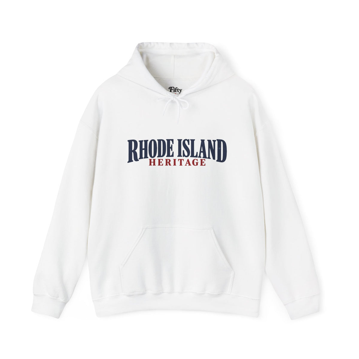 Rhode Island Heritage Unisex Hoodie State Name Graphic