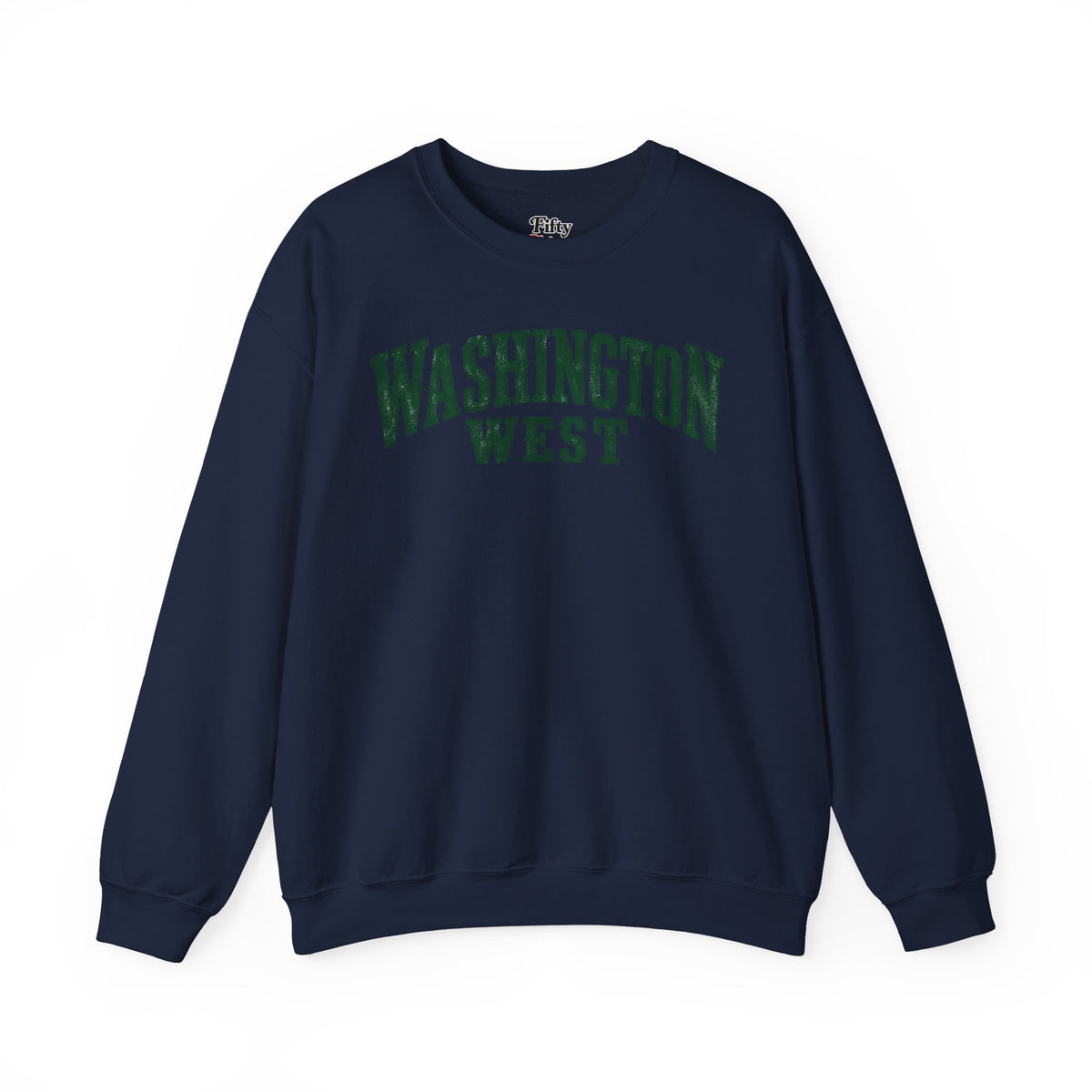 Washington West Unisex Crewneck Sweatshirt State Name Graphic