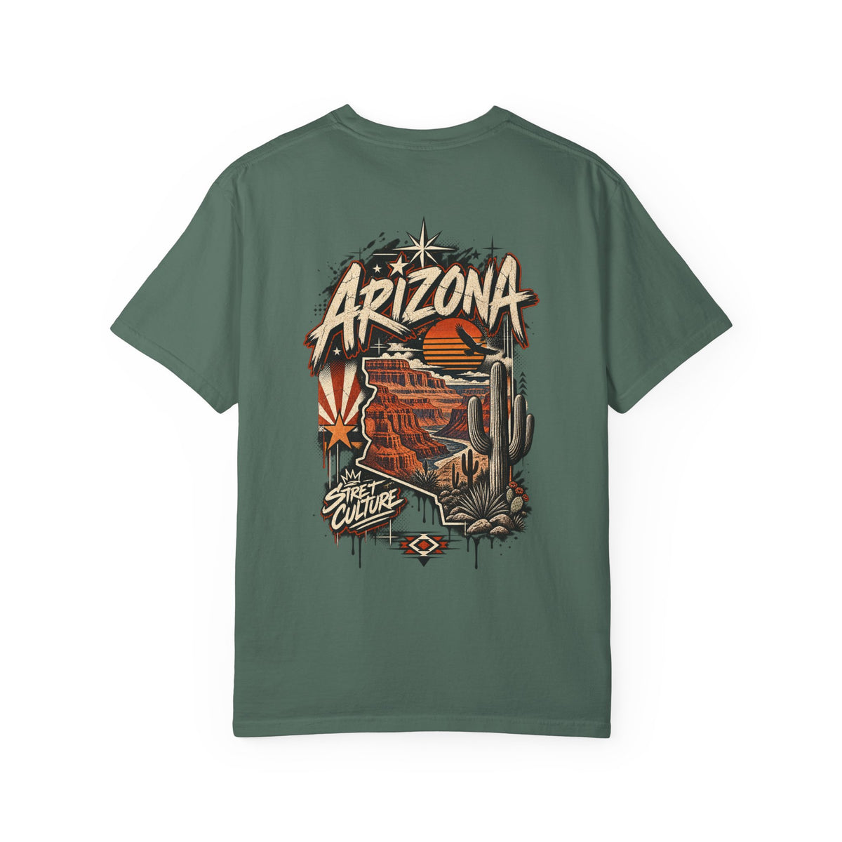 Arizona Street Culture  Unisex Comfort Color 1717 Streetwear Graphic Tee