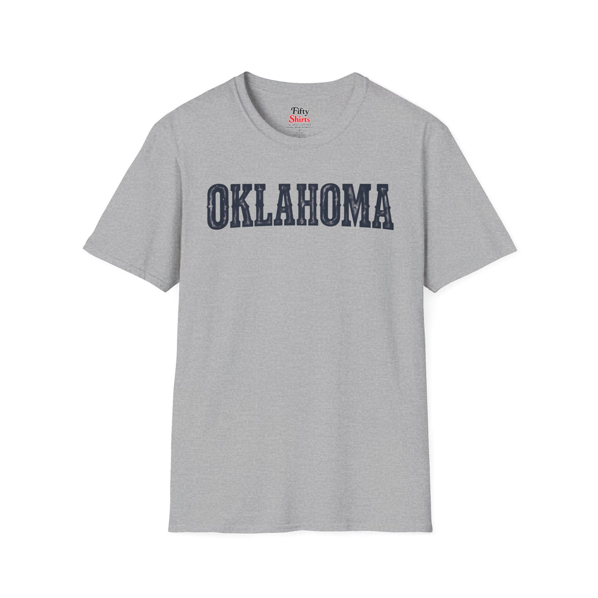 Oklahoma Unisex Softstyle T Shirt State Name Graphic Tee