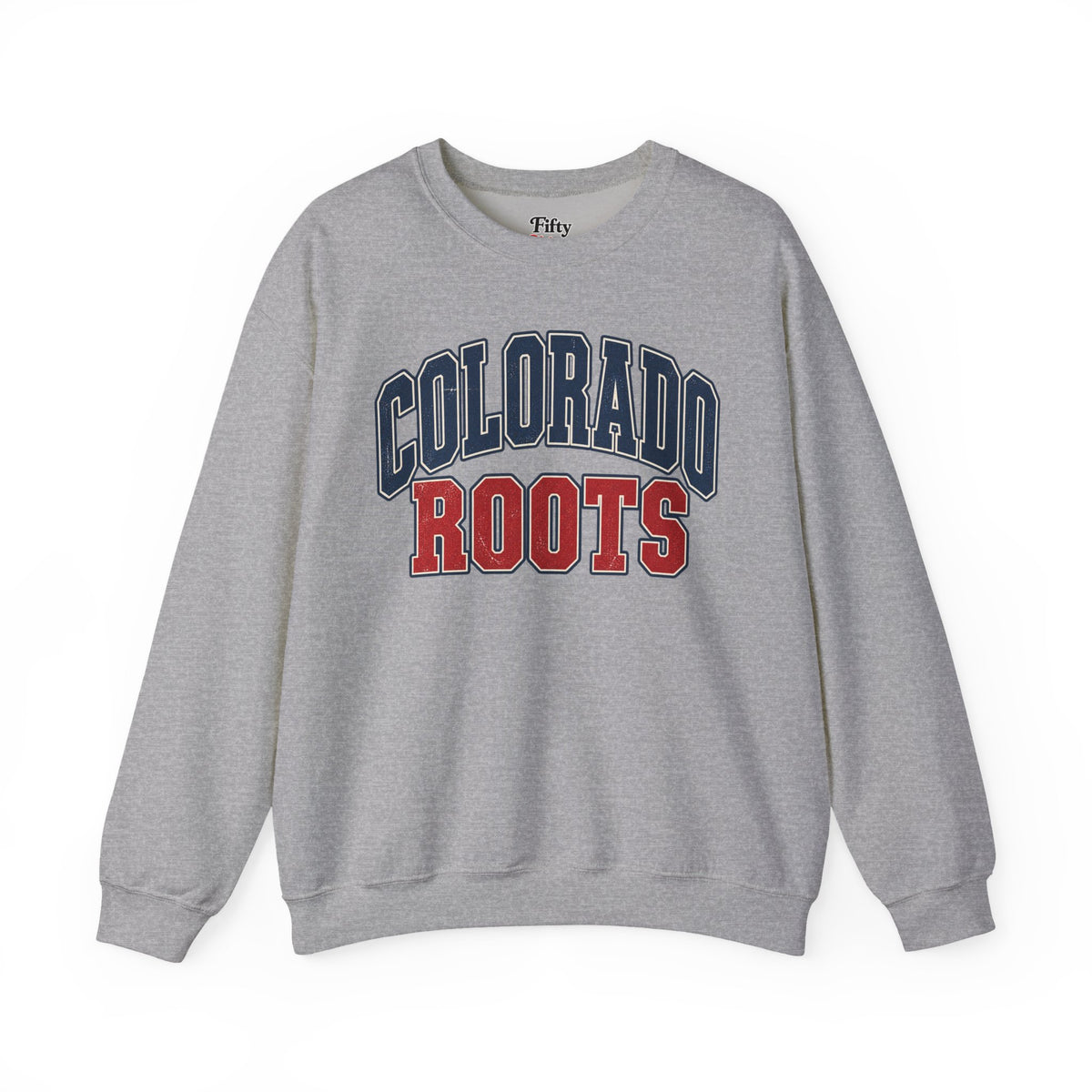 Colorado Roots Unisex Crewneck Sweatshirt State Name Graphic