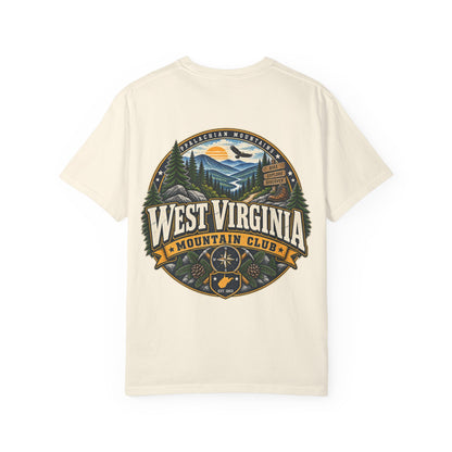 West Virginia Mountain Club Unisex Comfort Color 1717 Streetwear Graphic Tee