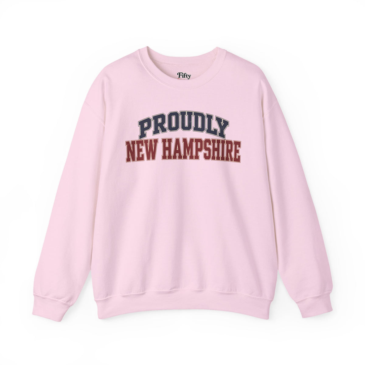 Proudly New Hampshire Unisex Crewneck Sweatshirt State Name Graphic