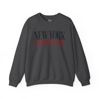 New York Forever Unisex Crewneck Sweatshirt State Name Graphic