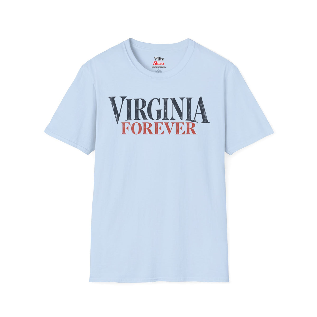 Virginia Forever Unisex Softstyle T Shirt State Name Graphic Tee