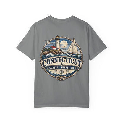 Connecticut Coastal Supply Co  Unisex Comfort Color 1717 Streetwear Graphic Tee