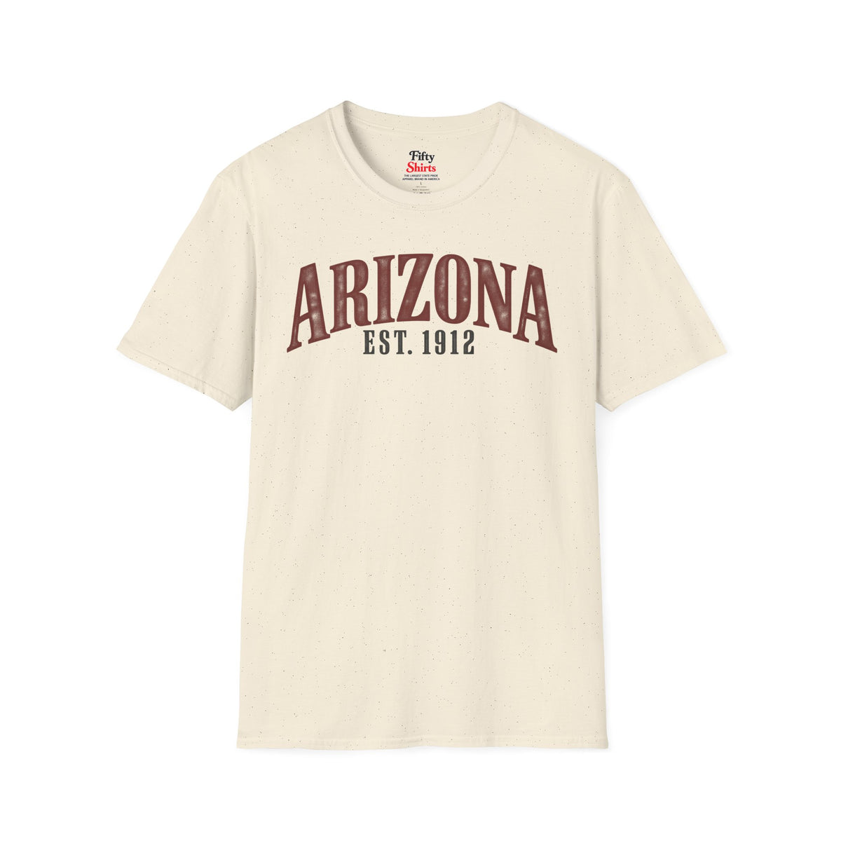 Arizona Est 1912 Unisex Softstyle T Shirt State Name Graphic Tee