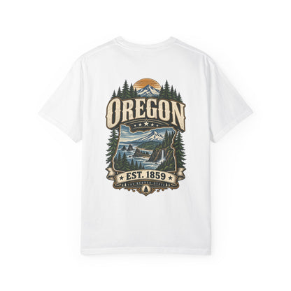Oregon Established 1859 Unisex Comfort Color 1717 Streetwear Graphic Tee