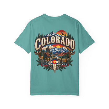 Colorado Wild West  Unisex Comfort Color 1717 Streetwear Graphic Tee