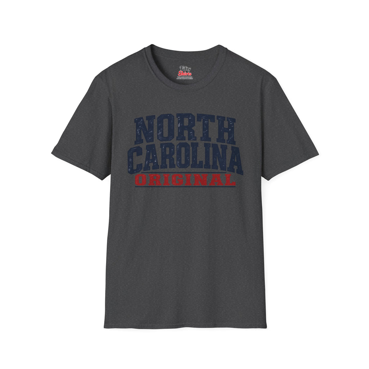 North Carolina Original Unisex Softstyle T Shirt State Name Graphic Tee