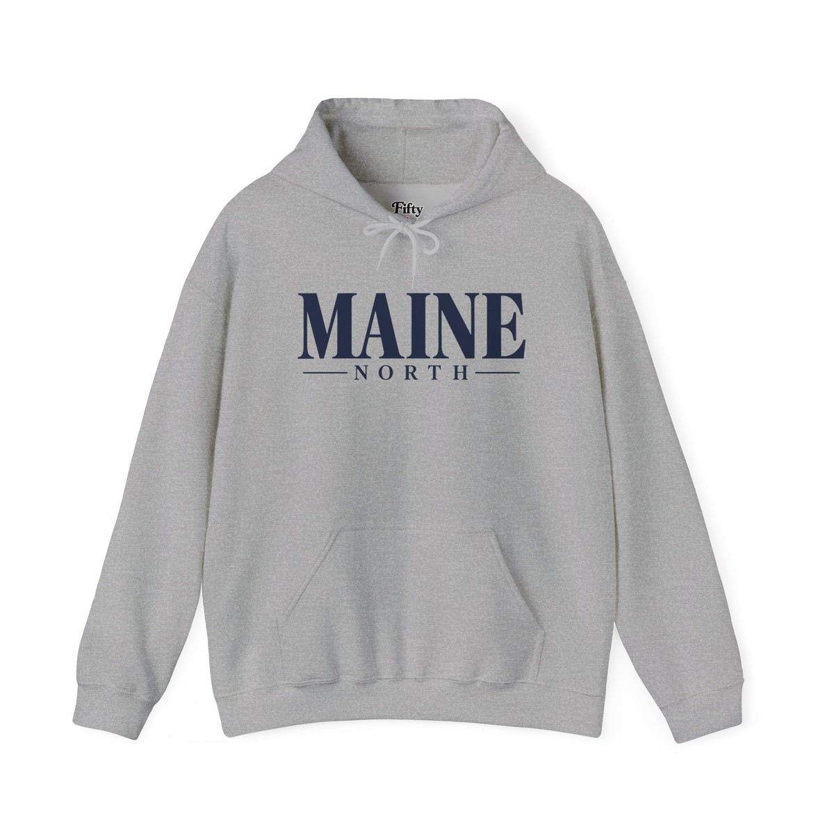Maine North Unisex Hoodie State Name Graphic