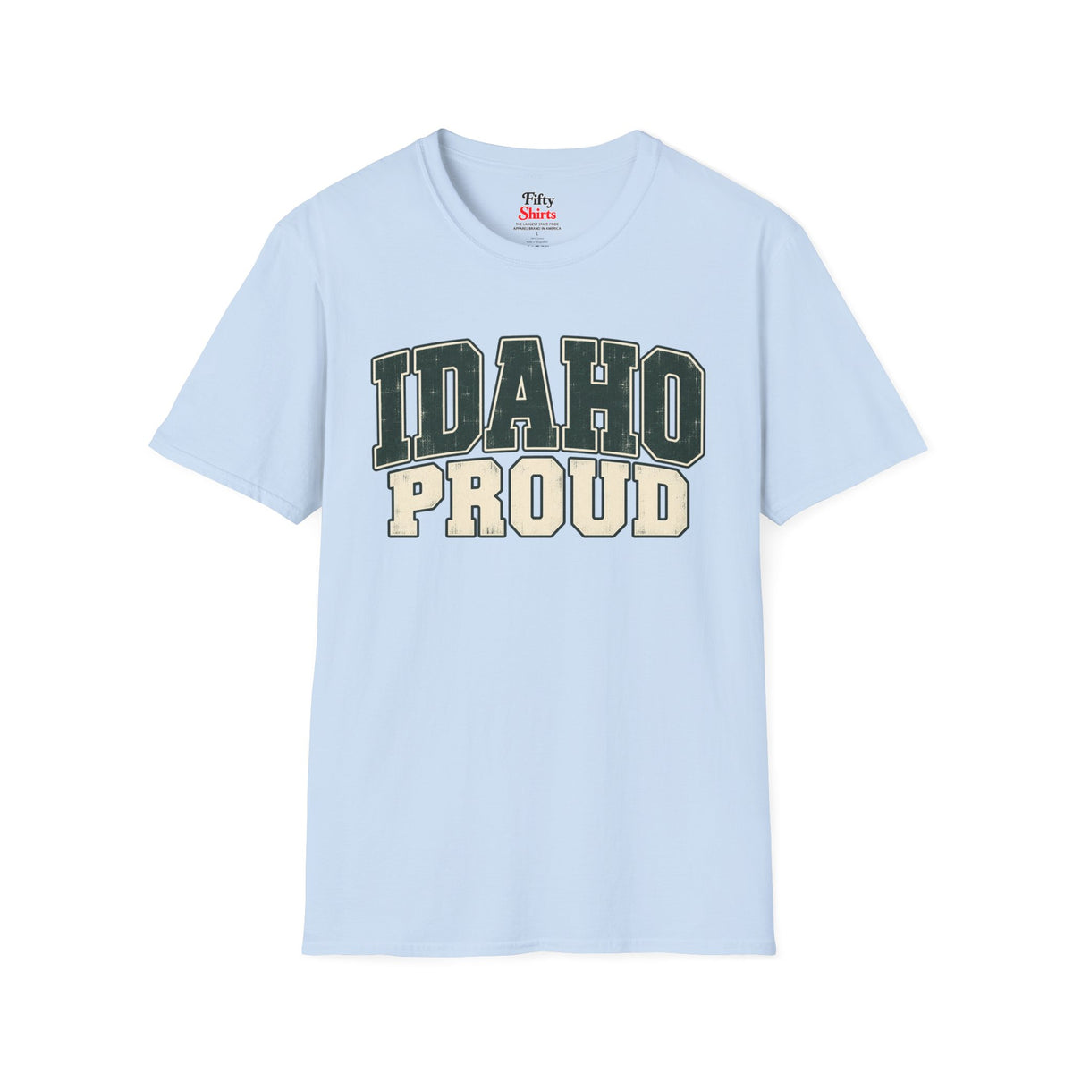 Idaho Proud Unisex Softstyle T Shirt State Name Graphic Tee