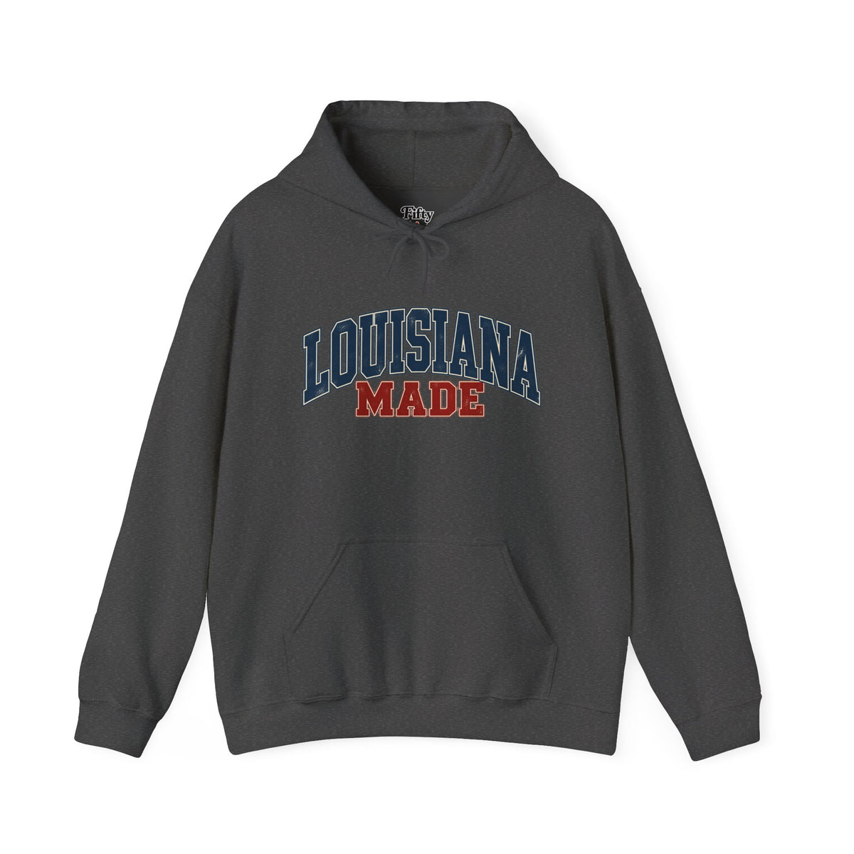 Louisiana Made Unisex Hoodie State Name Graphic