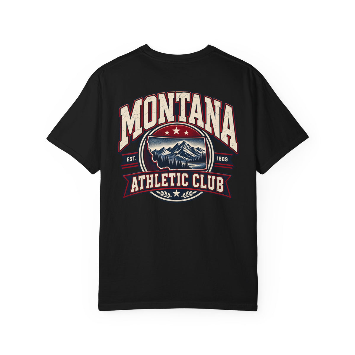 Montana Athletic Club Unisex Comfort Color 1717 Streetwear Graphic Tee