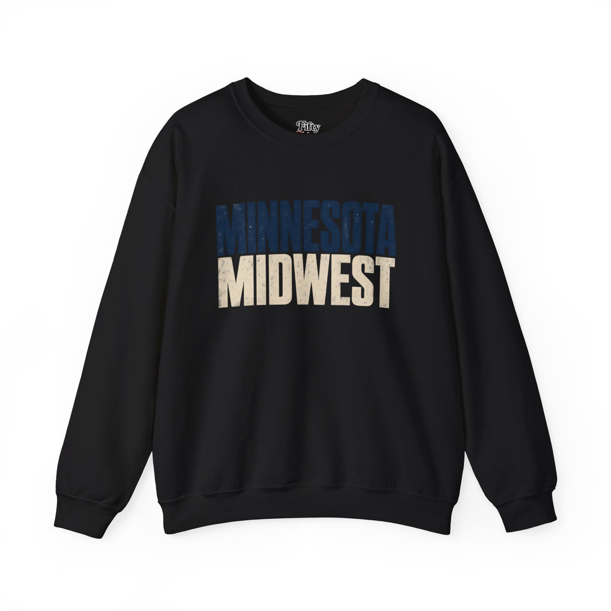 Minnesota Midwest Unisex Crewneck Sweatshirt State Name Graphic