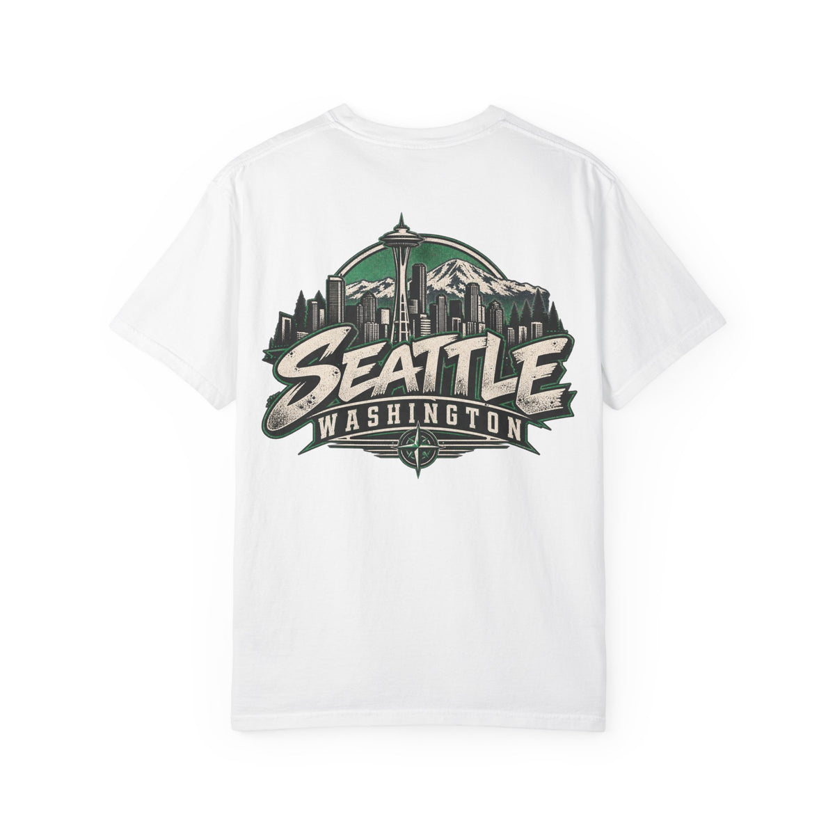 Seattle Washington Unisex Comfort Color 1717 Streetwear Graphic Tee
