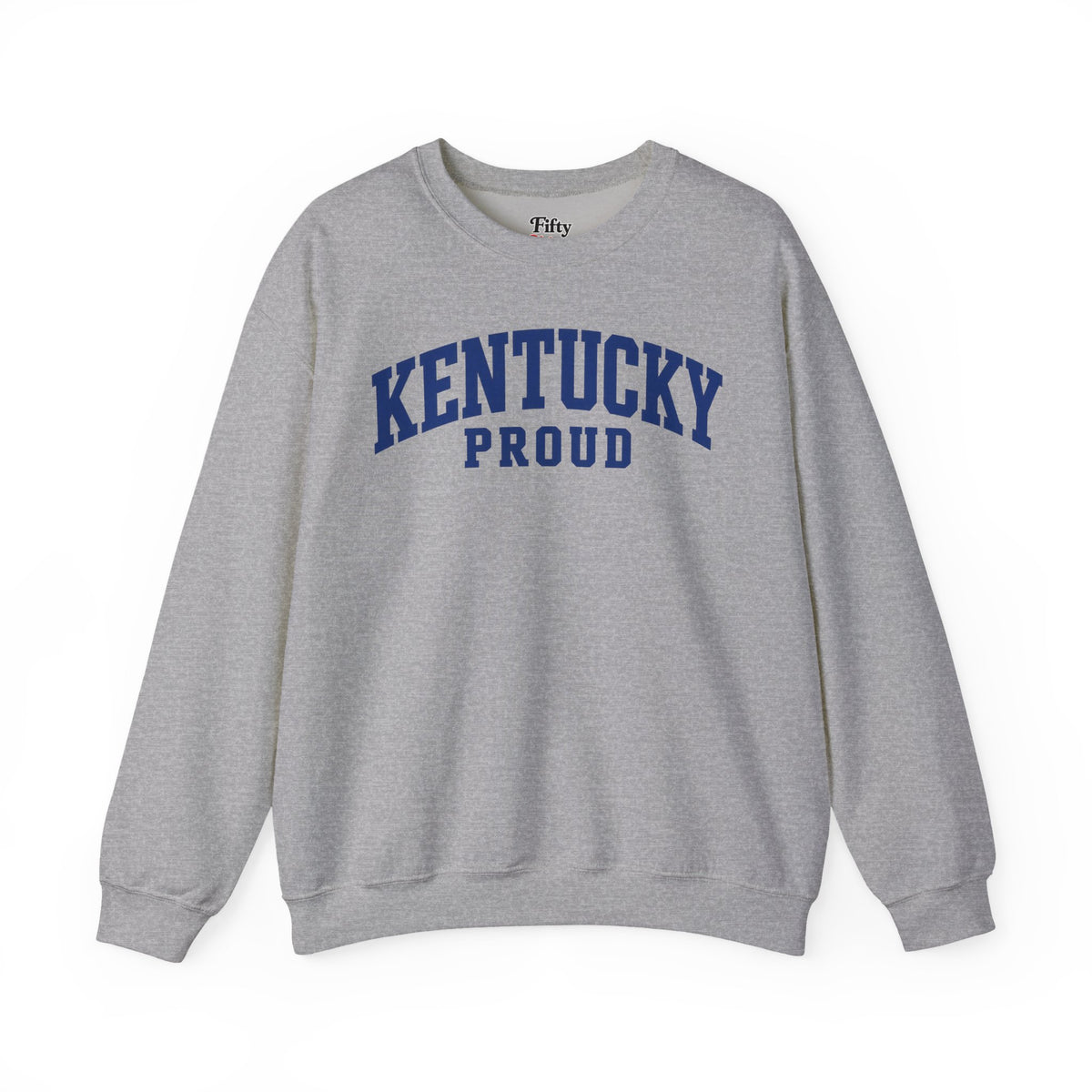 Kentucky Proud Unisex Crewneck Sweatshirt State Name Graphic