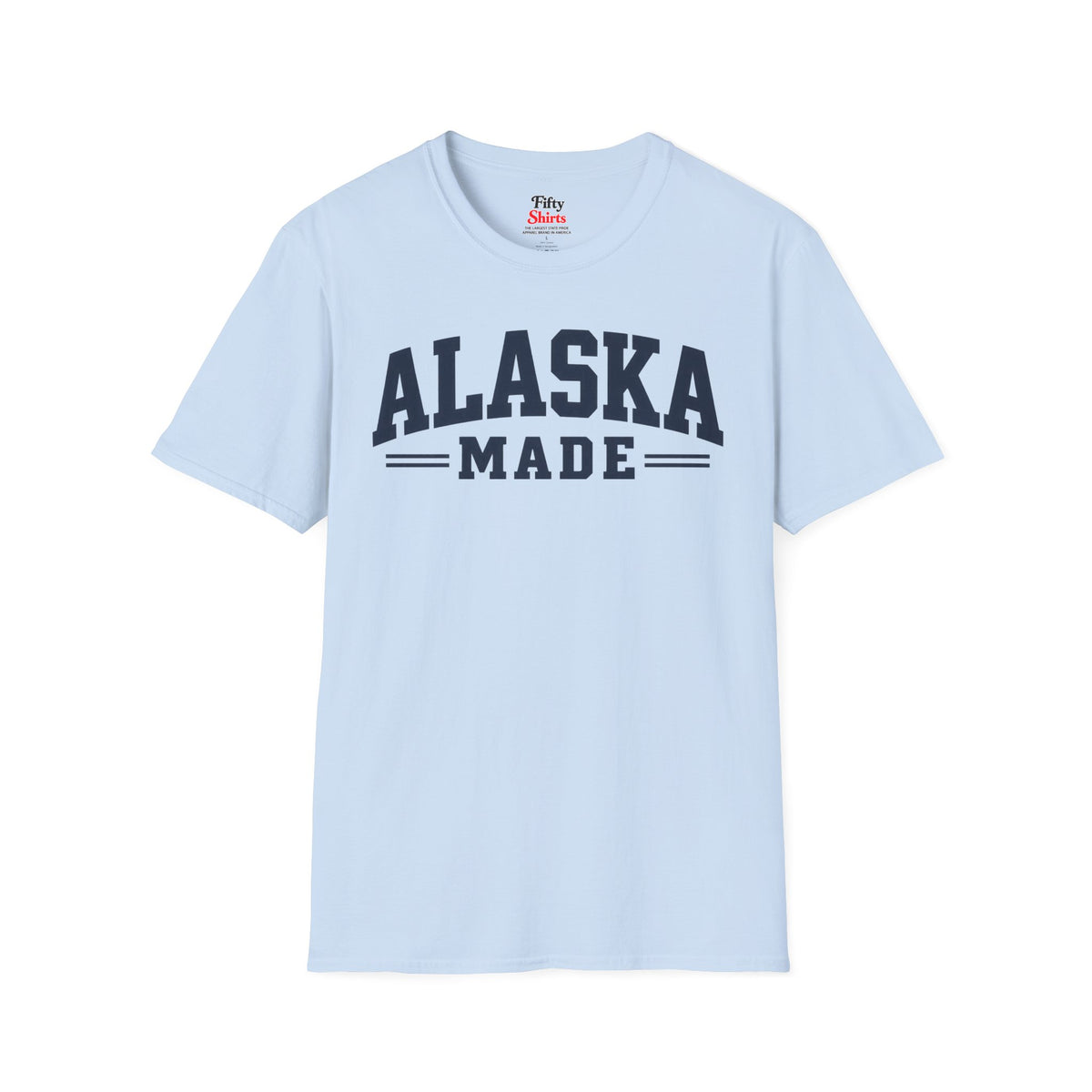 Alaska Made Unisex Softstyle T Shirt State Name Graphic Tee