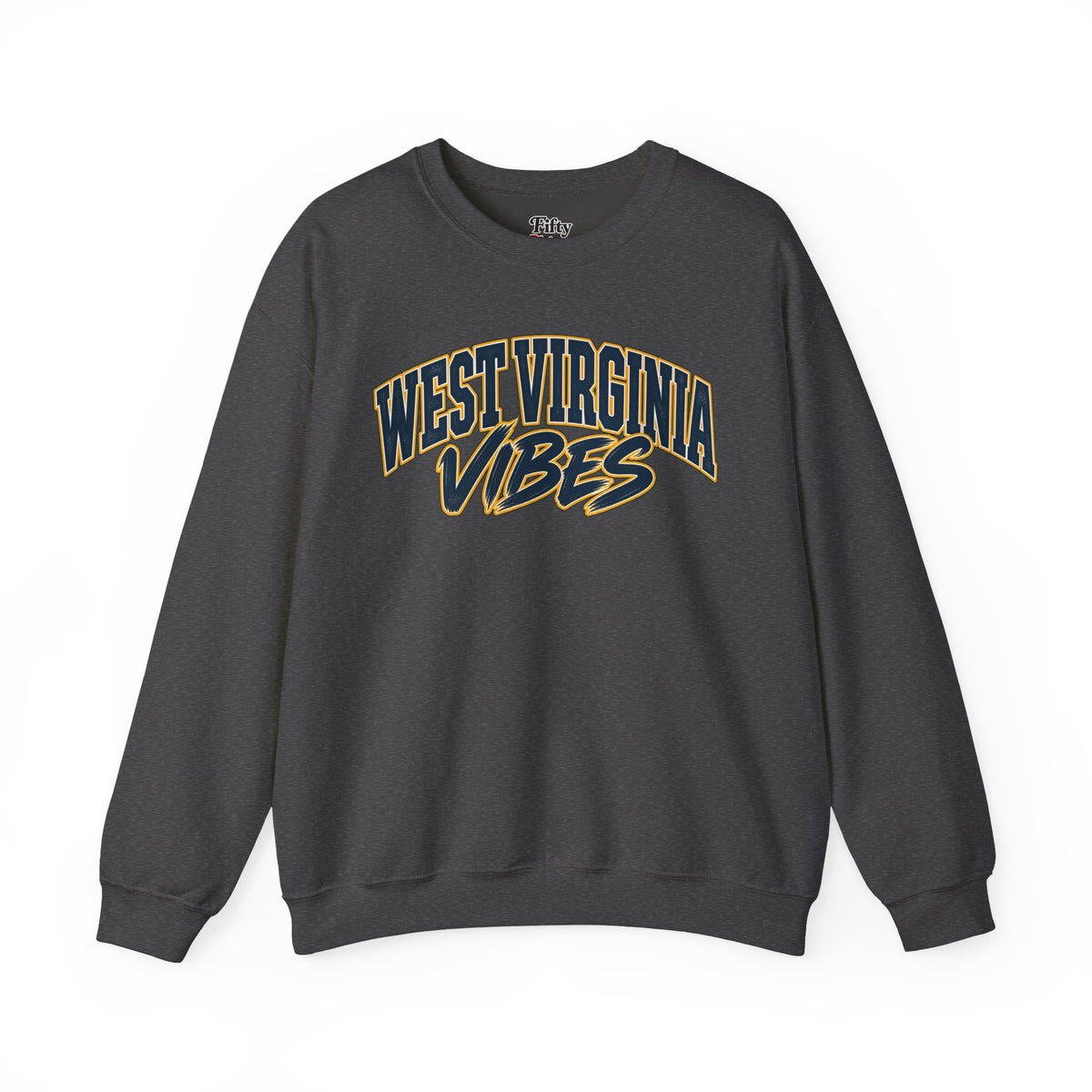 West Virginia Vibes Unisex Crewneck Sweatshirt State Name Graphic