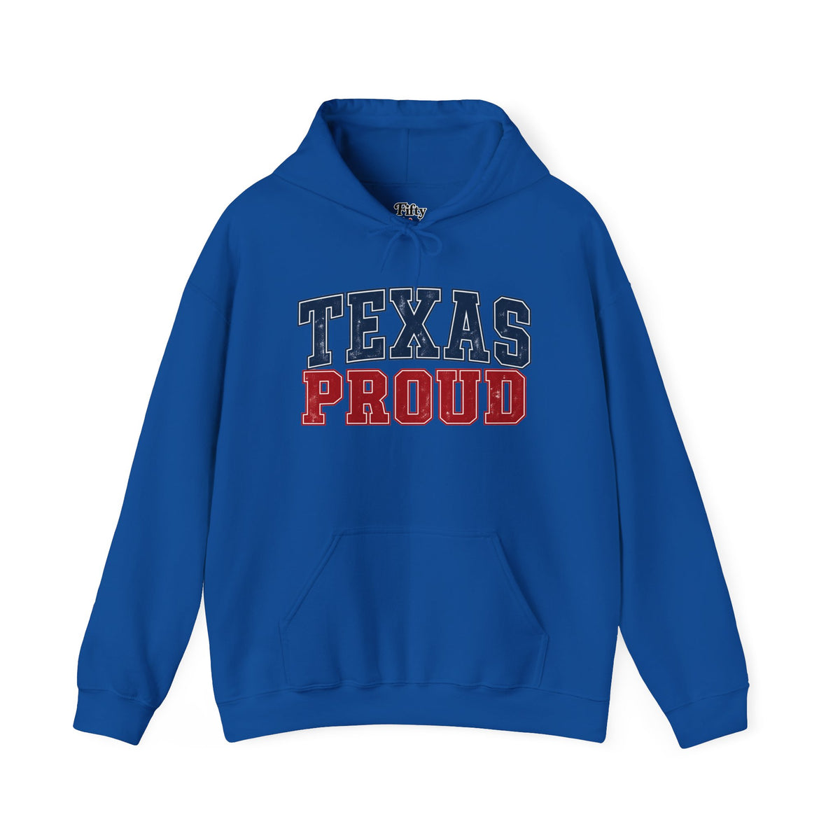 Texas Proud Unisex Hoodie State Name Graphic