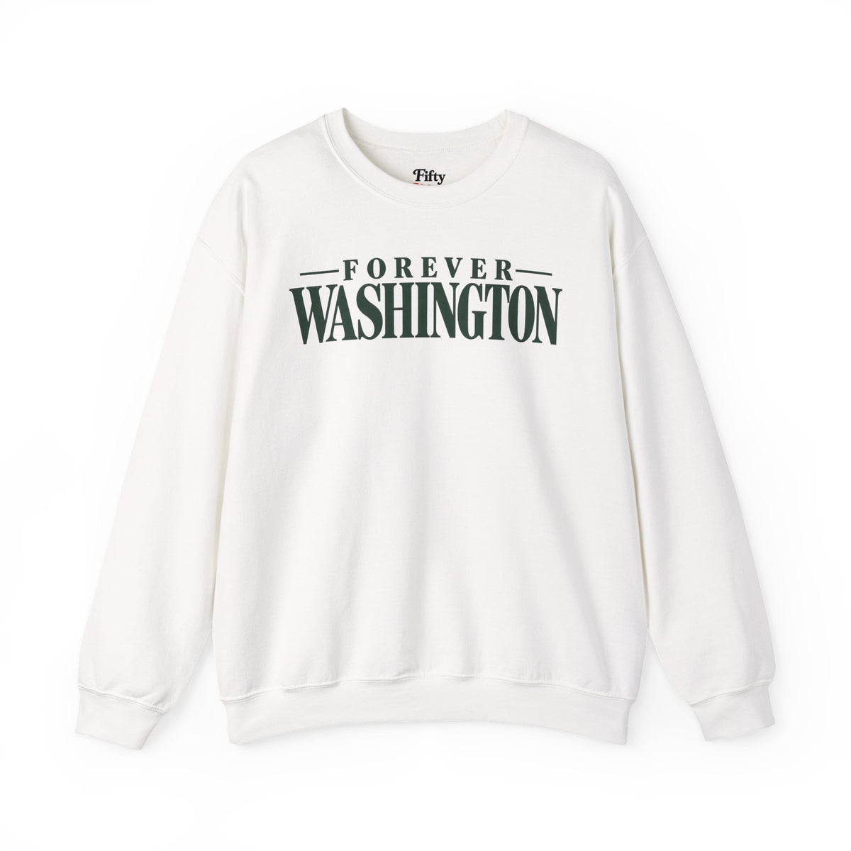 Forever Washington Unisex Crewneck Sweatshirt State Name Graphic