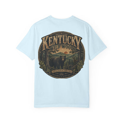 Kentucky Wild Woods Unisex Comfort Color 1717 Streetwear Graphic Tee
