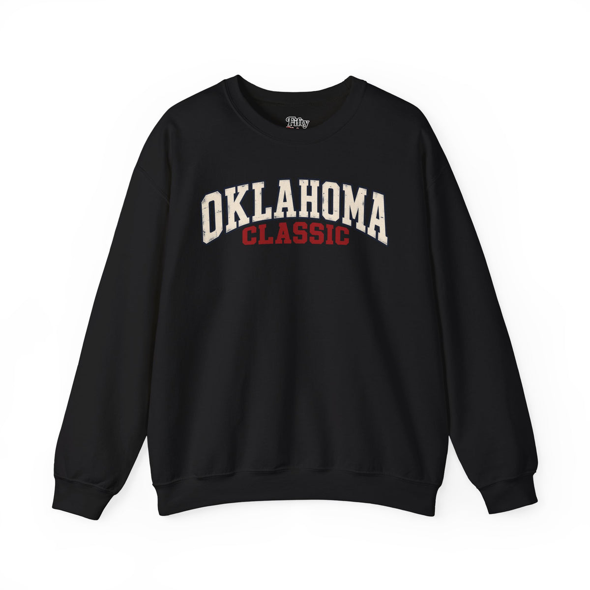 Oklahoma Classic Unisex Crewneck Sweatshirt State Name Graphic