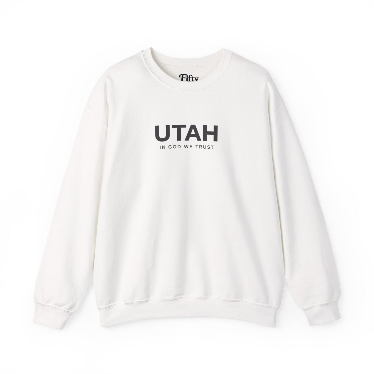 Utah All State In God We Trust Unisex Crewneck Sweatshirt