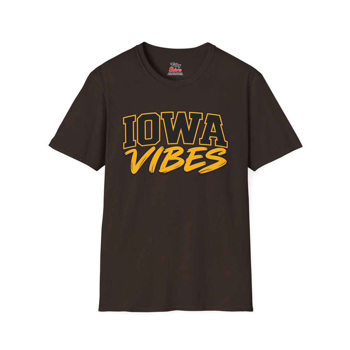 Iowa Vibes Unisex Softstyle T Shirt State Name Graphic Tee