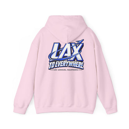 Lax To Everywhere Los Angeles Unisex Hoodie Graphic