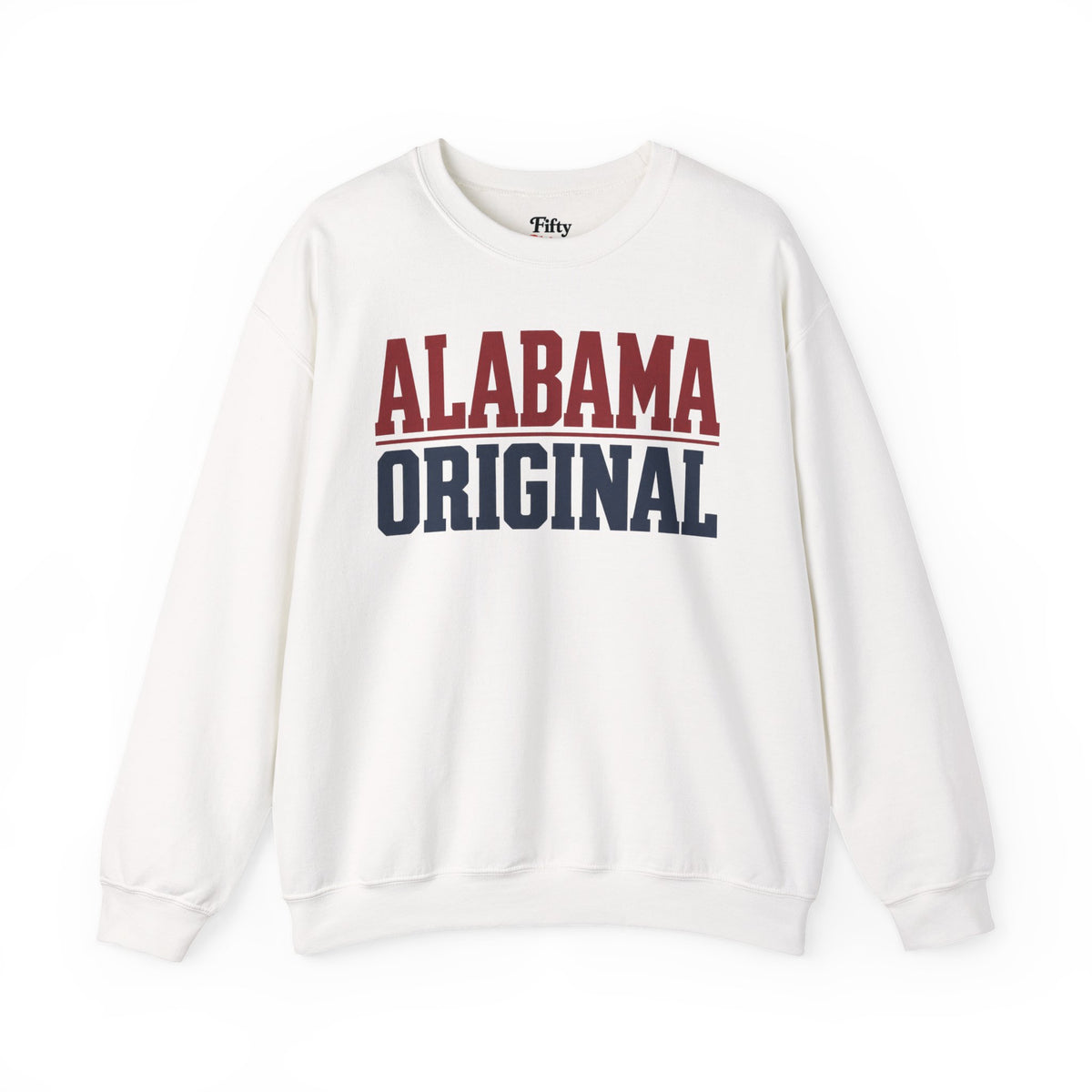 Alabama Original Unisex Crewneck Sweatshirt State Name Graphic