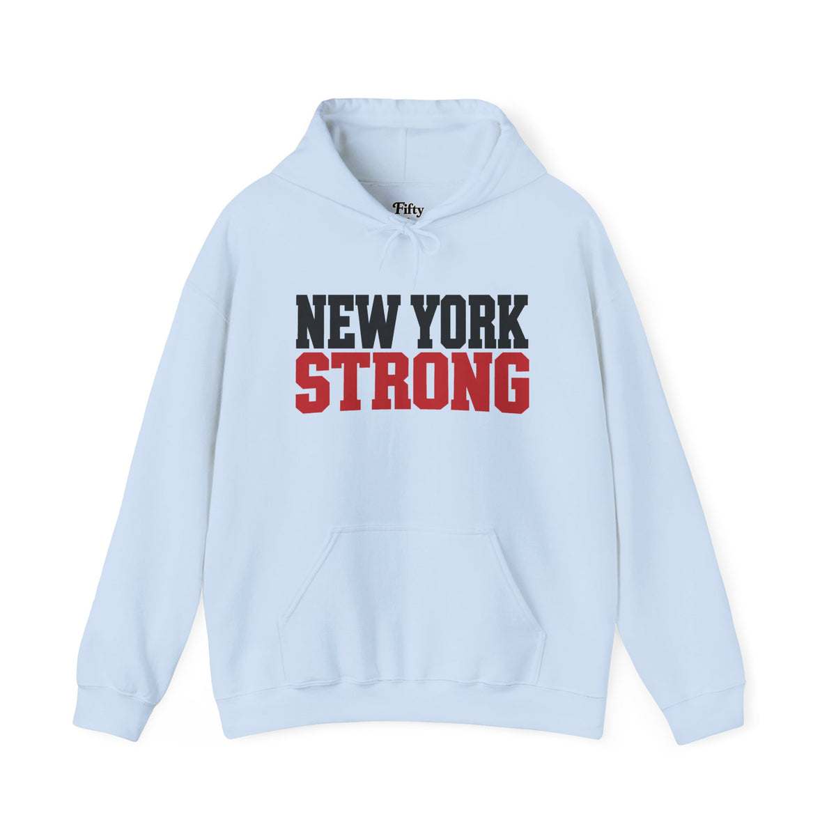 New York Strong Unisex Hoodie State Name Graphic