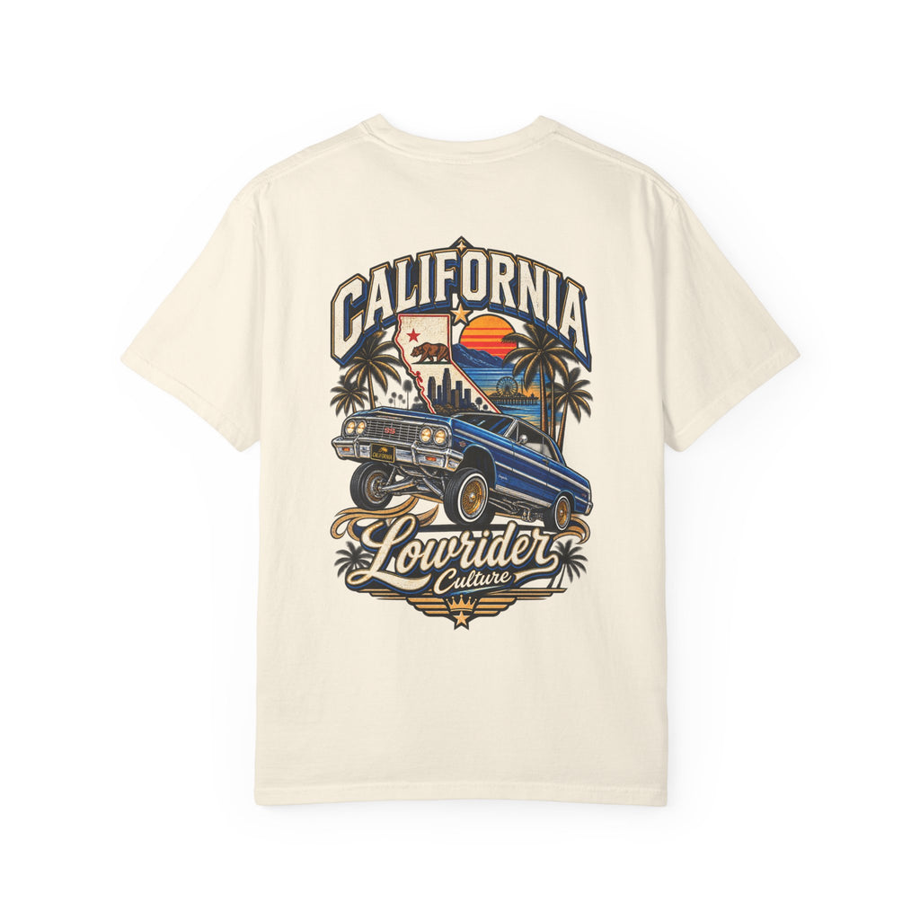 California Lowrider Culture  Unisex Comfort Color 1717 Streetwear Graphic Tee