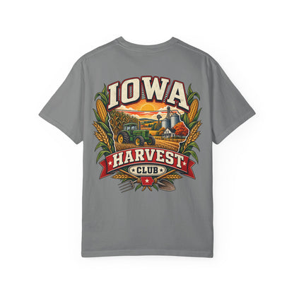 Iowa Harvest Club Unisex Comfort Color 1717 Streetwear Graphic Tee